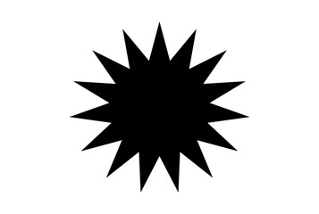 Black star drawing success champion achievement object symbol silhouette