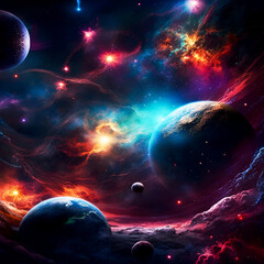 Deep outer space depiction. - 620648865