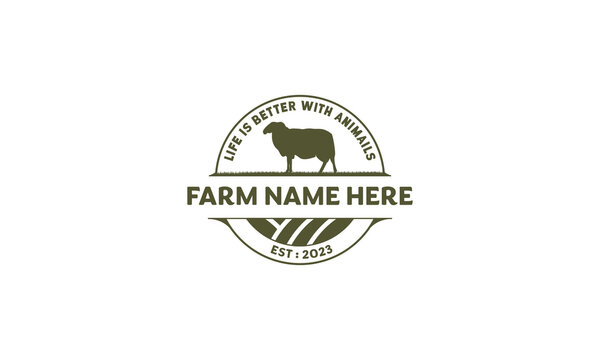 Farm logo design templates free. Free agriculture logo design. Agriculture company logo. Family farm logo. Family farm and home. Animal farm logo design. Sheep logo. Lamb logo. Black sheep logo