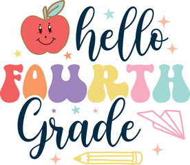 Hello fourth grade Retro Sublimation Craft Design.