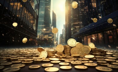 Saving money for a good financial future Saving money and real estate Make financial stability and wealth in the future.piggy bank saving money for a good financial future,saving concept Generative AI