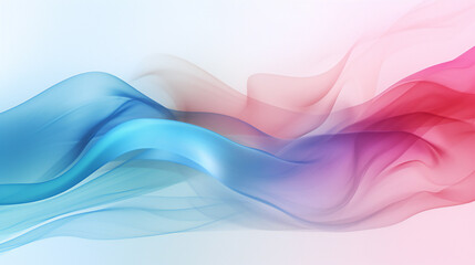 Fototapeta premium Abstract dynamic wave background. Colorful twisted shapes in motion. Digital art for poster, flyer, banner background or design element. Soft textures on pastel background Generative AI