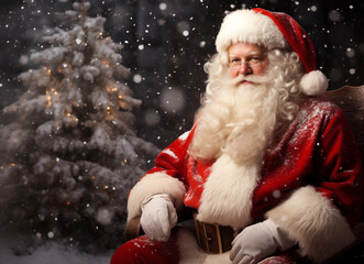 santa claus with gifts