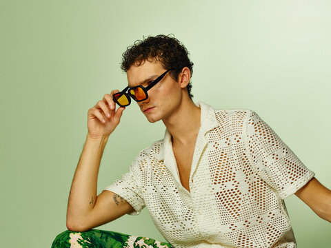 Sophisticated male fashion