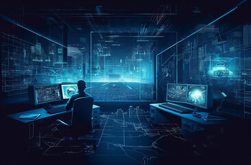 Cyber Shadows: Hackers in the Dark