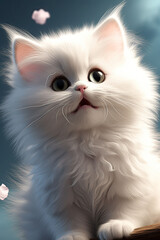 Cute cat HD wallpaper, wallpaper funny,ai generater
