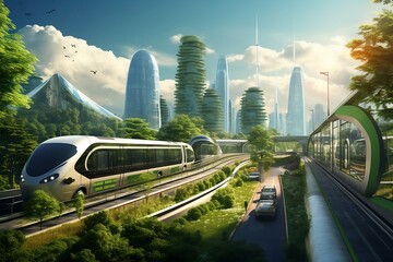 EcoMotion: Unveiling the Futuristic Green Transport Revolution