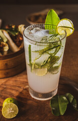 fresh lemonade drink 