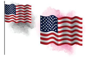 american flag with stars