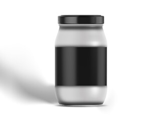 3D product jar, Vector illustration with the image of the packing