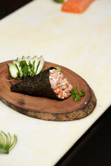 Temaki Salmão - Sushi