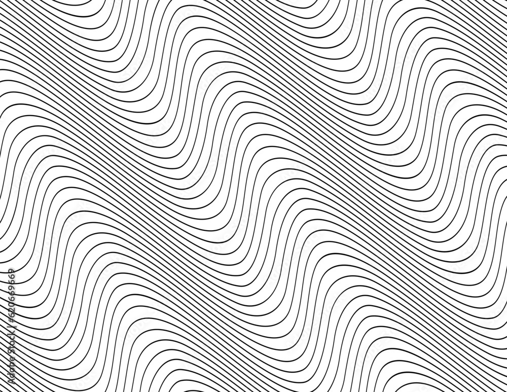 Aufkleber abstract lines colors design element on white background of waves. vector illustration eps 10 for gr