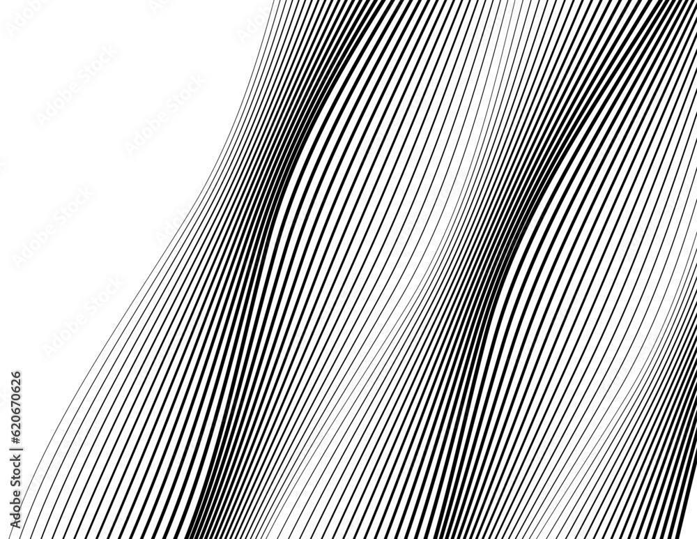 Poster abstract lines colors design element on white background of waves. vector illustration eps 10 for gr