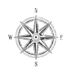 Wind rose, directions of the world, map compass icon, Nautical compass and wind rose concep © KR Studio