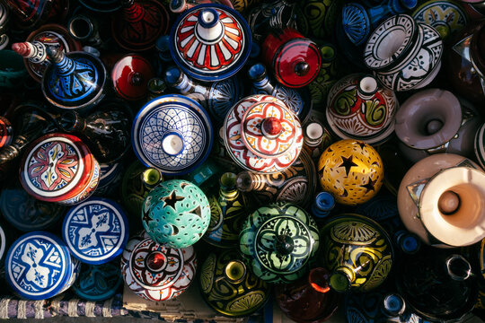 Colorful souvenirs from morocco