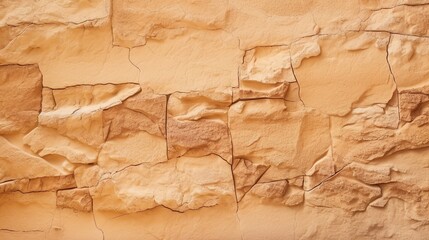 mock-up. rock abstract warm beige wall background. wall background. Empty workplace, in front of an abstract package. mockup. small stones pattern.