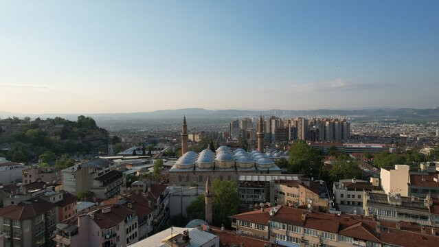Bursa Merkez Ulu Mosque Drone Image