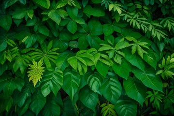 green leaves of plants