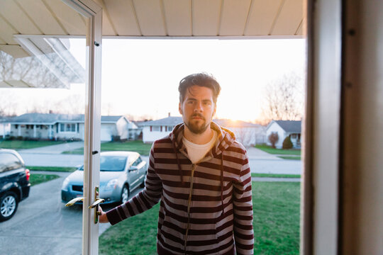 Portrait of a bearded man