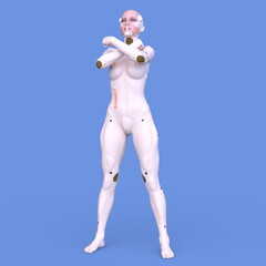 女性サイボーグ