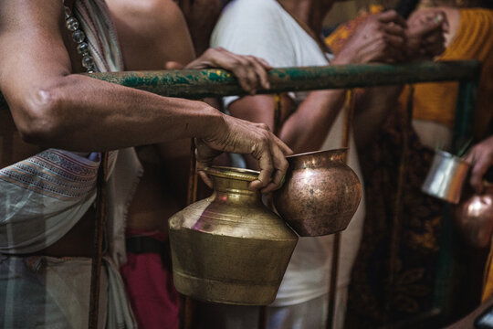 Ritual fire.