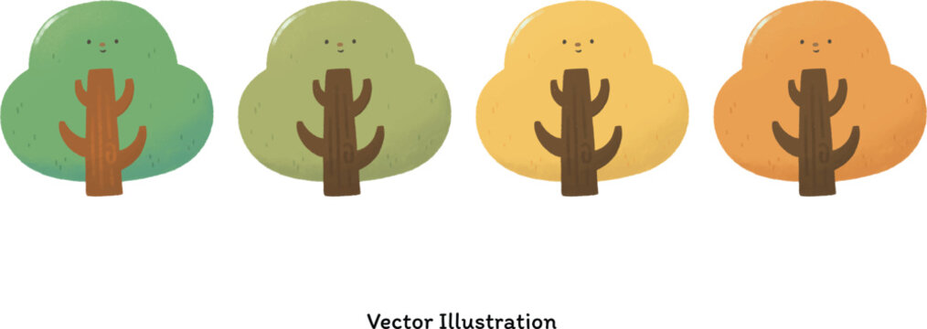 Autumn Tree Set