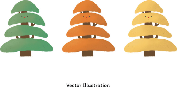 Autumn Tree Set