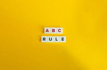 ABC RULE–Airway, Breathing, and Circulation.