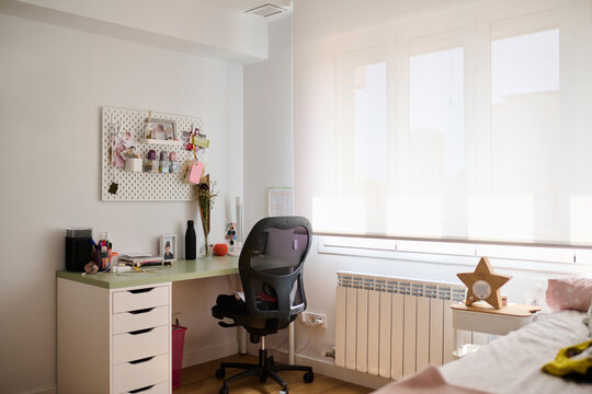 Before and after teen bedroom renovation