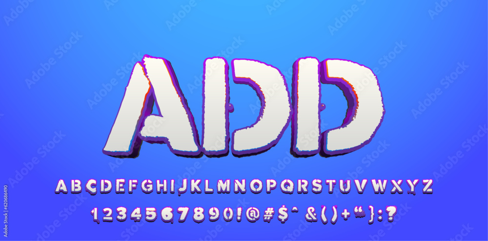 Poster text, minimalistic style editable text effect