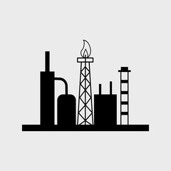 towers, tank farm buildings and towers