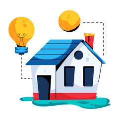 Fototapeta premium House Electricity 