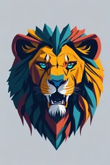 Obraz premium lion head mascot