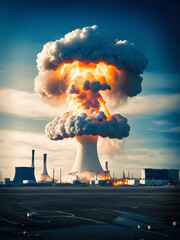 nuclear fear - obrazy, fototapety, plakaty