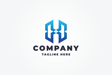 Fototapeta premium HStudio Letter H Pro Logo Template 