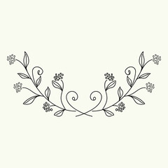 Beautiful realistic hand-drawn artistic floral vintage bouquet  composition decorative sketch