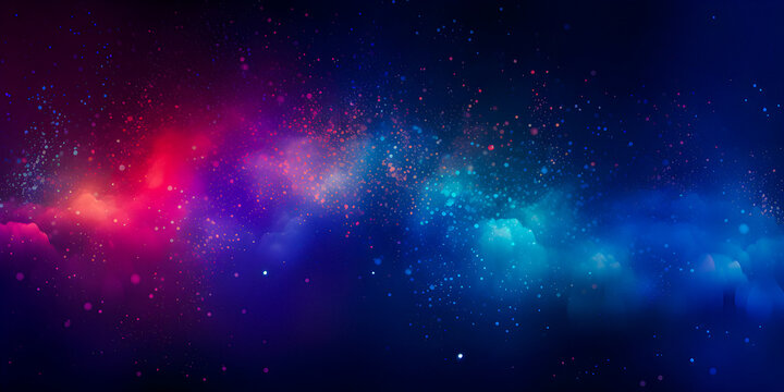 abstract galaxy vibrant smoke liquid background for presentation and wallpaper, soft focus dream atmosphere with copyspace