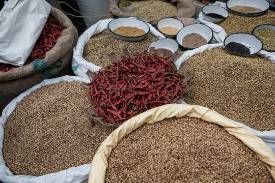 Chilis and cumin