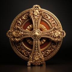 Christianity religion, icon, cross, ornament