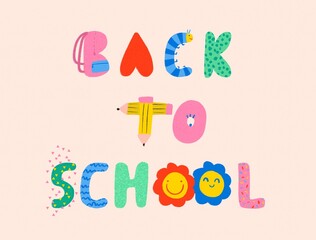 Back to school funny letters