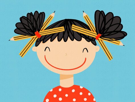 Back to school kid portrait
