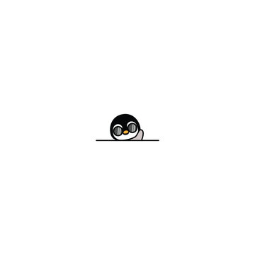 recommend clip art: Cute penguin baby with sunglasses waving wing cartoon, vector illustration