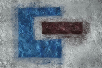 abstract painting for decoration