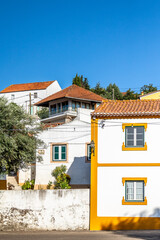 Portuguese traditional houses in the village of Arripiado - Chamusca, located in the margins of the Tagus River, near the Almourol castle