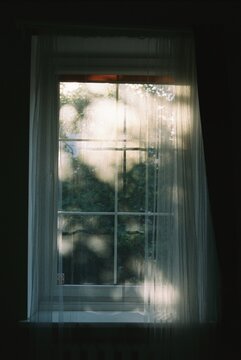Lovely rays of light streaming through the window