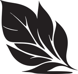 Fototapeta na wymiar logo leaf vector silhouette