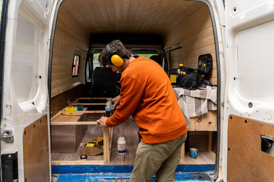 worker van conversion