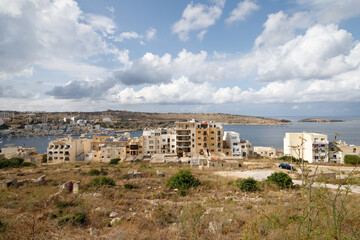 Fototapeta na wymiar San Pawl il-Baħar, Malta, Panorama view