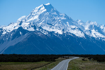 road leading to mountain