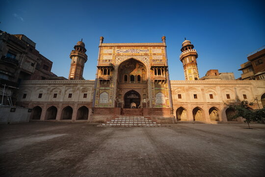 A view of Wazir Khan Mosque, Lahore 